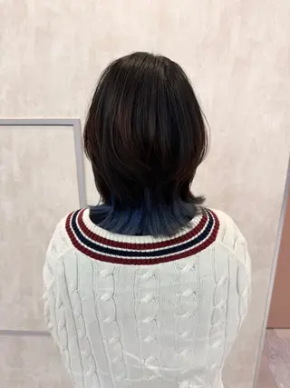 ミディアム ハイライト/ ブリーチ😈小倉😈のヘアスタイル