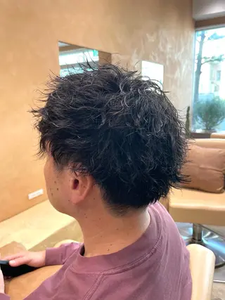 パーマ メンズ しだ あつきのヘアスタイル