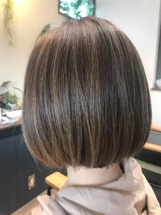 ミディアム カラー Ray hair 春日部のヘアスタイル