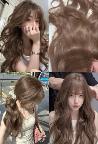ロング 内川 楓子のヘアスタイル