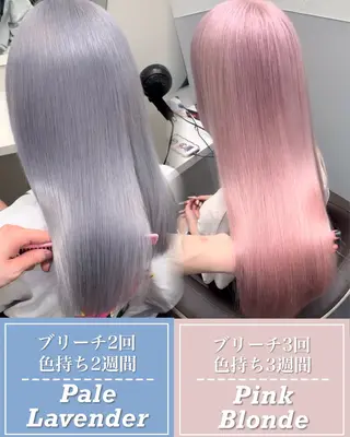セミロング カラー 最高級シールエクステ 🏆絶対可愛くタクミのヘアスタイル