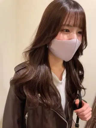 ロング 保野加/トレンドボブ 透明感爆発カラーのヘアスタイル