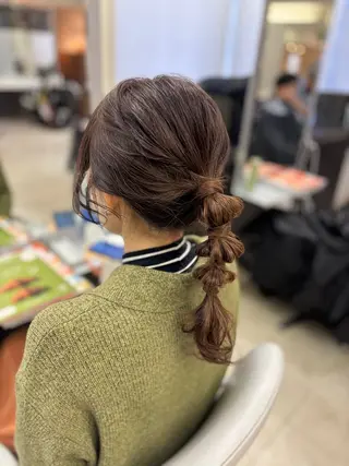 ミディアム むとう ひろみのヘアスタイル