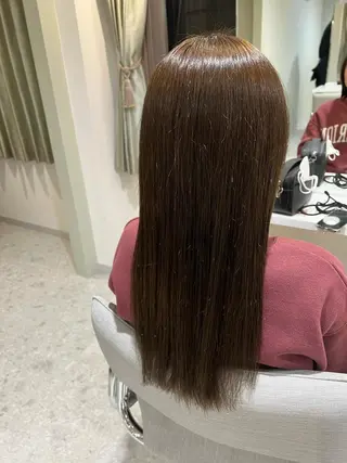 カラー ひがし はるなのヘアスタイル
