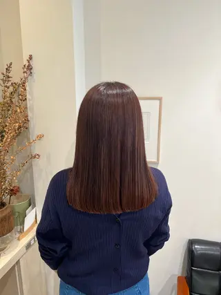 セミロング 伊藤 杏乃のヘアスタイル