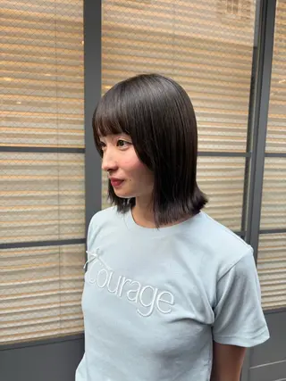 ミディアム 🌷【暖色艶カラー】 shiori🌷のヘアスタイル