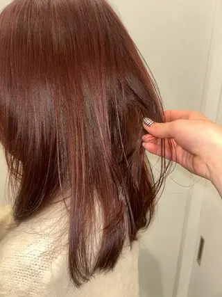 ミディアム 無料カットカラー／ モデル募集💈市川春のヘアスタイル