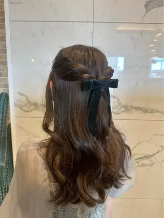 ロング ヘアアレンジ 北折 蒼由海のヘアスタイル
