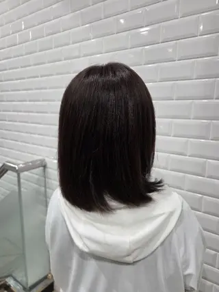 ミディアム カラー 長谷川 佳吾のヘアスタイル