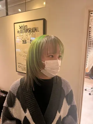 ミディアム カラー ヘアアレンジ RINKA.まつパ/ LED可/マツエクのマツエク・マツパデザイン