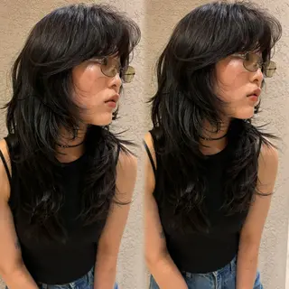 ロング カラー レイヤー/髪質改善 Lond ambreのヘアスタイル