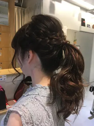 ロング ヘアアレンジ 中村 幸子のヘアスタイル