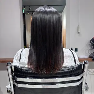 セミロング 海老名駅🫧トレンド カラー🫧橋本小雪のヘアスタイル