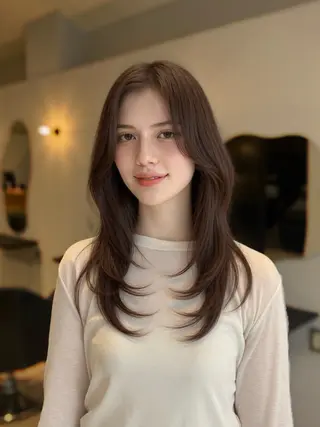 セミロング カラー miyu/天神/ ブリーチなし透明感のその他イメージ