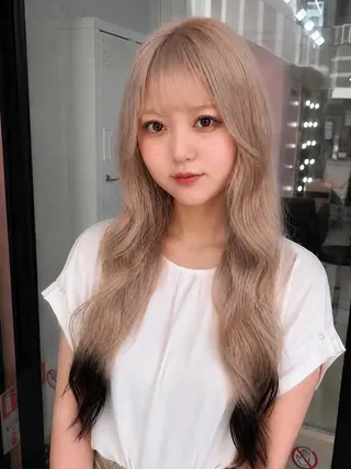 ロング カラー 🦋色落ちまで綺麗に 🦋KOKIのヘアスタイル