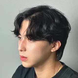ショート パーマ ヘアアレンジ メンズ 韓国ヘアADOR HARUKIのヘアスタイル