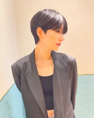 ショート ショート/ボブ 艶髪カラーTOSHIのヘアスタイル