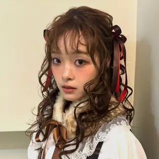 ロング ヘアアレンジ 柏木 鈴のヘアスタイル