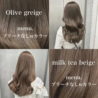 ロング グレー/ベージュ /髪質改善 れいとのヘアスタイル