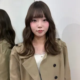 ミディアム madoka💝 ブリーチなしＷカラーのヘアスタイル