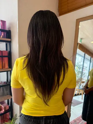 ロング ナチュラルカラー& /パーマAKIRAのヘアスタイル