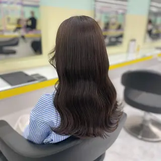 セミロング カラー ヘアアレンジ 【透明感×レイヤー】 🍃RIKU🍃のヘアスタイル