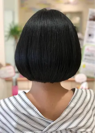 ショート カラー パーマ BASSA 下井草店のヘアスタイル