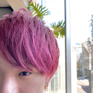 ショート カラー ヘアアレンジ メンズ 【ダメージレス施術】 【透明感】北村 拓也のヘアスタイル
