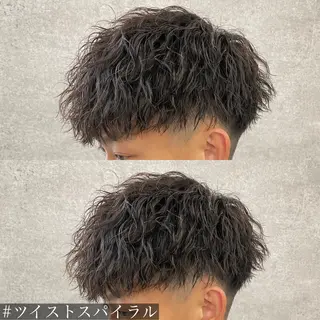 ショート カラー パーマ ヘアアレンジ メンズ 🔥メンズパーマ🔥 菅原楓のヘアスタイル