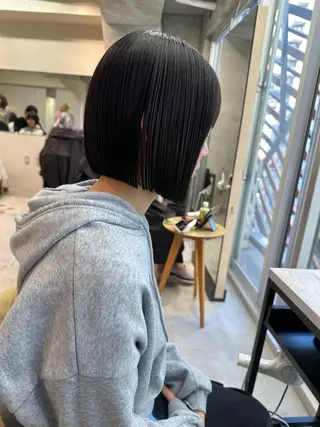 ミディアム カラー 似合わせショート×透 明感/やじまたかしのヘアスタイル
