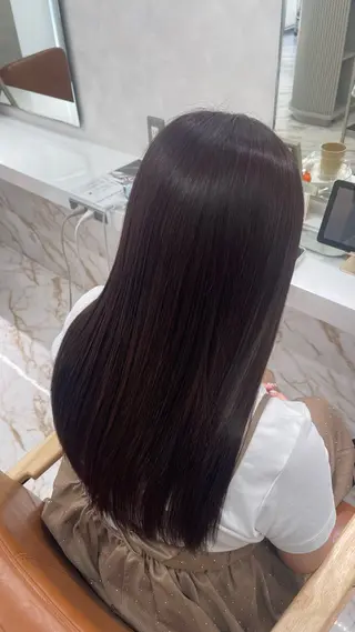 ロング SLASHスラッシュ 木下結月果のヘアスタイル
