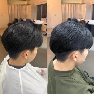 ショート メンズ ウチダ🦖 メンズヘア特化のヘアスタイル