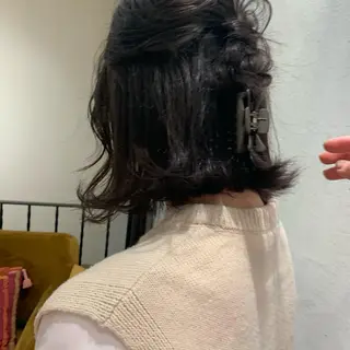 ショート カラー ヘアアレンジ 本間 結衣のヘアスタイル