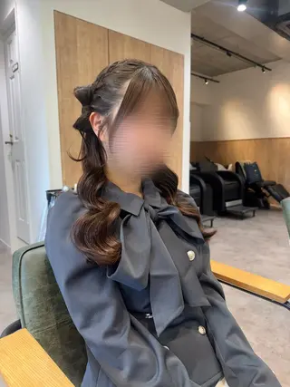 ロング ヘアアレンジ 髪質改善縮毛矯正/ エクステ/ひふみ🌛のヘアスタイル
