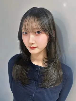 ロング カラー 店長✨髪質改善✖️ 透明感カラー／純大のヘアスタイル