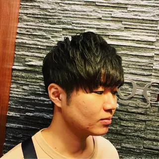 ショート パーマ メンズ ひらお あおとのヘアスタイル