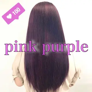 セミロング カラー キッズ ネイル マツエク・マツパ 🦋縮毛/韓国レイヤ ー/透明感カラー🦋のヘアスタイル