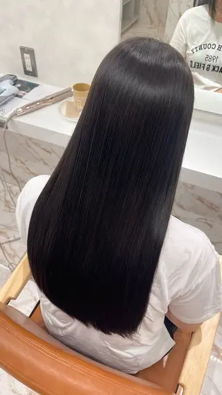 ロング SLASHスラッシュ 木下結月果のヘアスタイル
