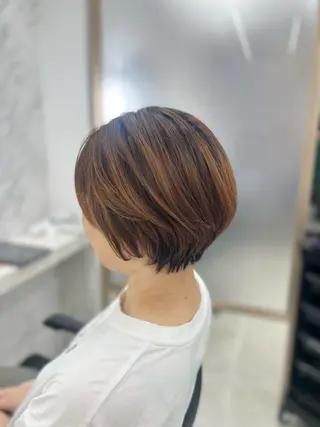 ショート 🤍透明感カラー︎ 🤍YUURI🤍のヘアスタイル