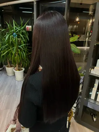 ロング カラー arika もえのヘアスタイル