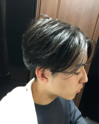 ミディアム 【パーマ指名No1】 浅野空人のヘアスタイル