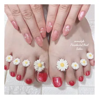 ミディアム ネイル 🐾enen style 🐾のネイルデザイン