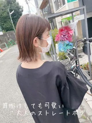 ショート カラー 大人女性ショート専門 tomodaのヘアスタイル