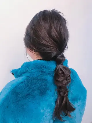カラー 💓パーマ，💗 レイヤーカットのヘアスタイル