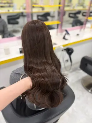 ロング カラー ベージュ×レイヤー 🤎横浜/miu🤎のヘアスタイル