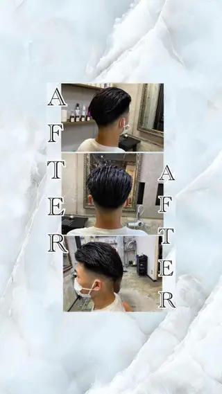 ショート メンズ 勝河 怜楊のヘアスタイル