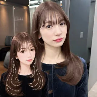 セミロング 韓国/ワンホンヘア 髪質改善/MaCoのヘアスタイル