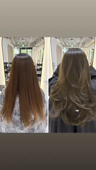 ロング カラー ショート🌼ボブ🌼 ハイトーン🌼大津のヘアスタイル