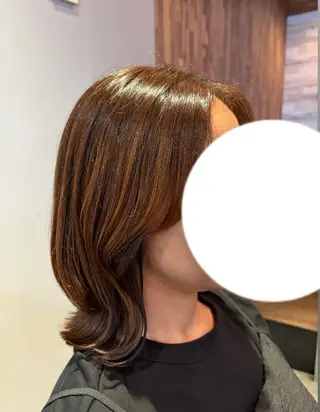 ミディアム カットモデル RURUのヘアスタイル