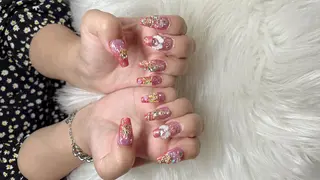 セミロング ネイル 《LB》ラブリエ Nail&eyeのマツエク・マツパデザイン
